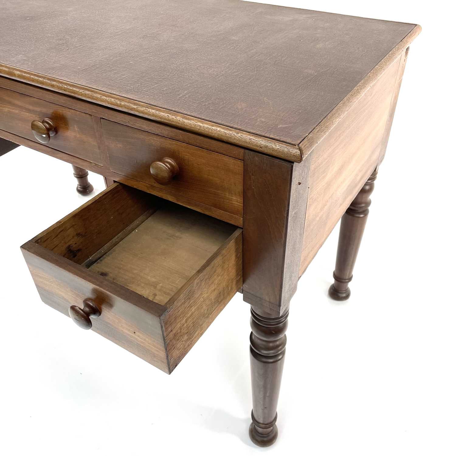 Lot 1931 A Victorian mahogany desk/side table, with