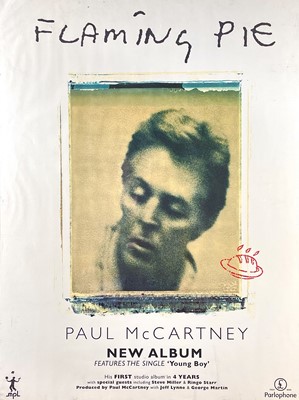 Lot 211 - The Beatles and Paul McCartney promotional posters.