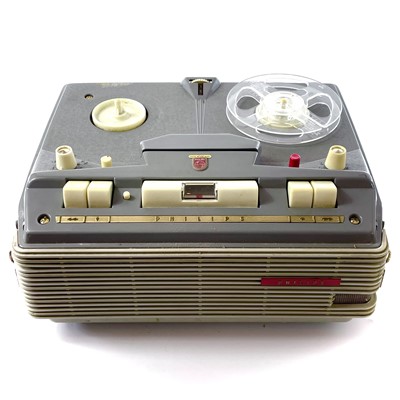 Lot 214 - A Phillips EL3541 portable four-track tape recorder.