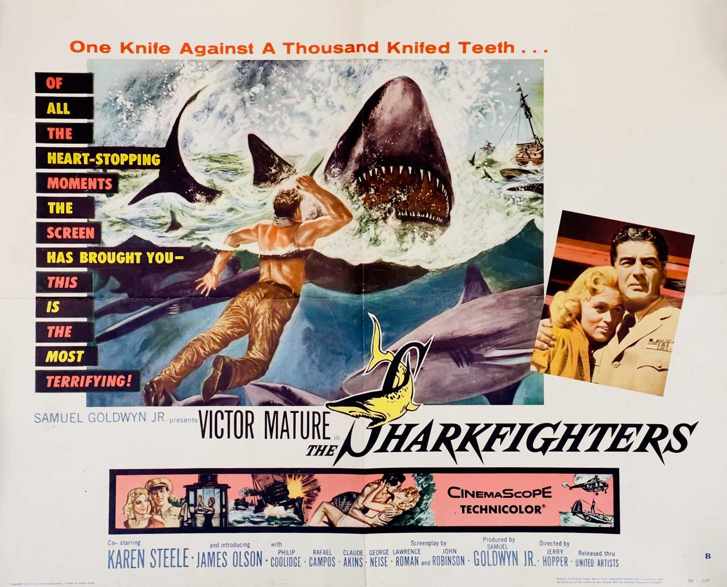 Lot 941 - Film Poster - "The Shark Fighters"