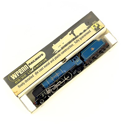 Lot 646 - WRENN - Blue Liveried 46242 "City of Glasgow" 4-6-2 boxed 00 Gauge locomotive & tender.