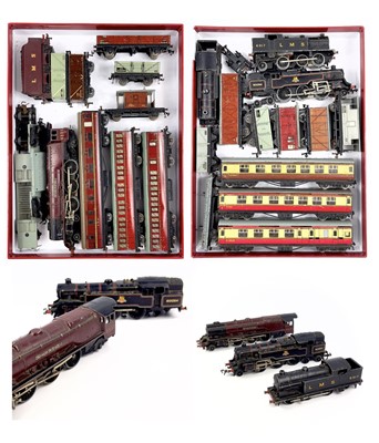 Lot 647 - Hornby Dublo - 3 Engines and Numerous Wagons/Carriages.