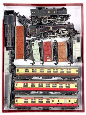 Lot 647 - Hornby Dublo - 3 Engines and Numerous Wagons/Carriages.