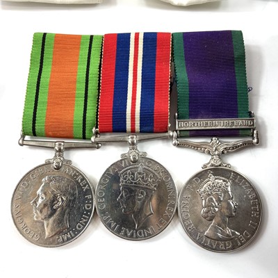 Lot 324 - World War 2 & Northern Ireland Medal Group of 3.