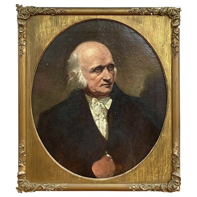 Lot 37 - A Mid 19th Century Portrait of a Gentleman.