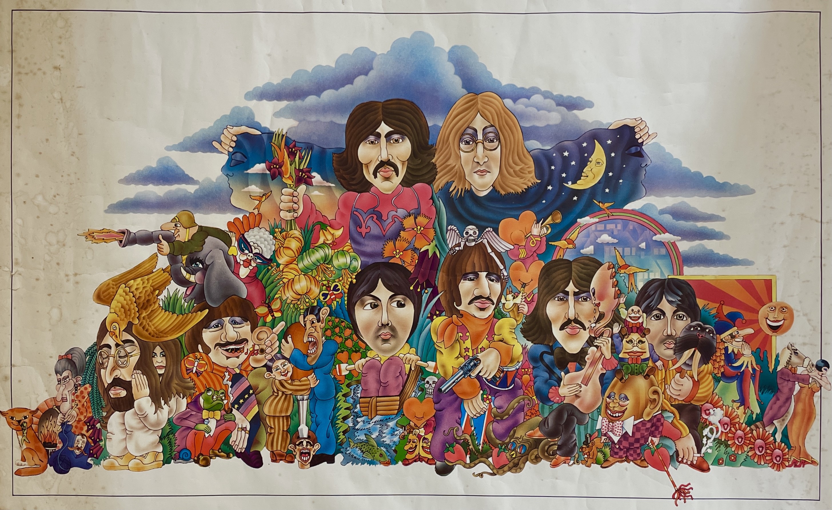 Lot 237 - The Beatles 'Illustrated Lyrics Puzzle'