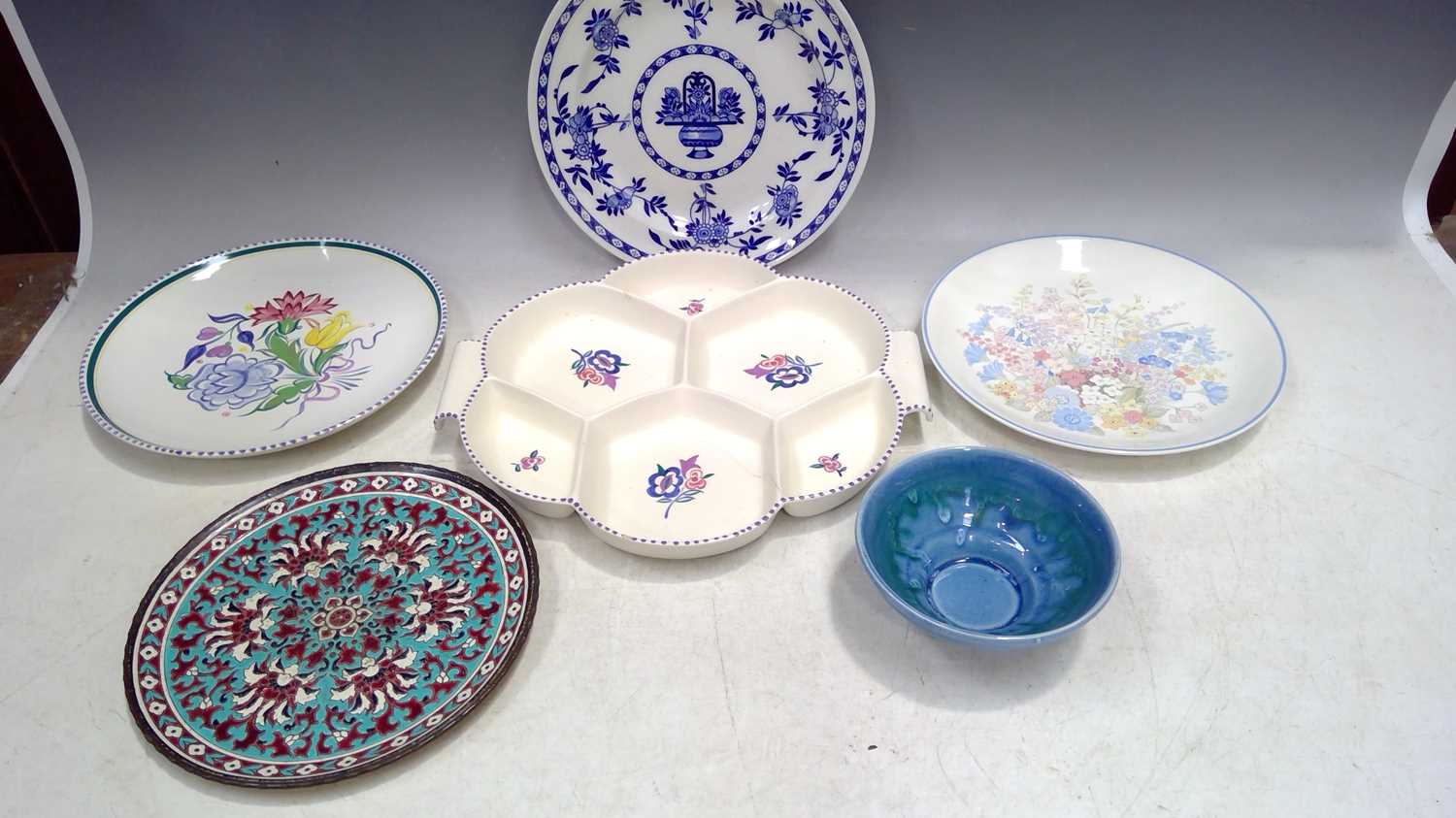 Lot 68 Two Poole pottery plates a Poole pottery