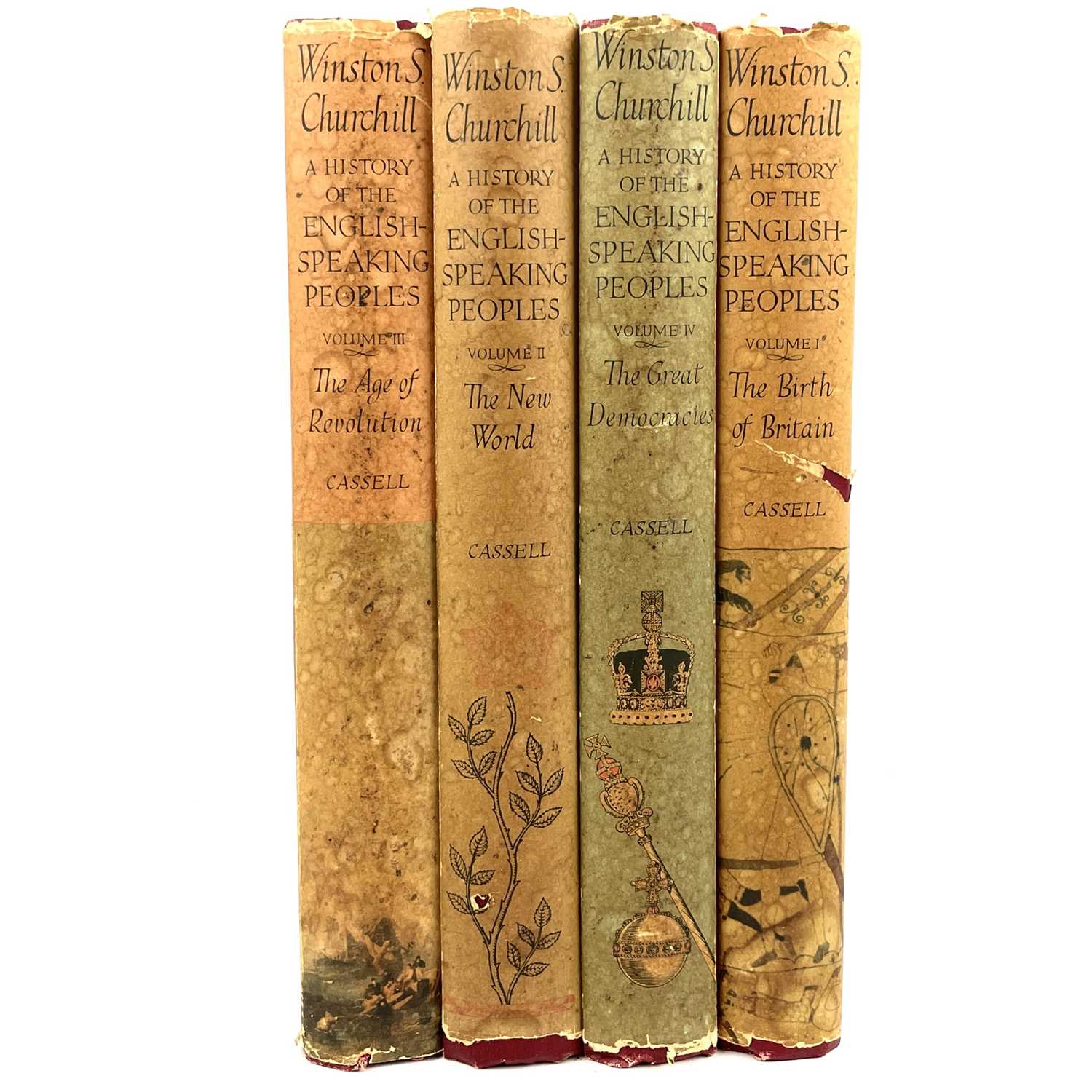 Lot 220 - WINSTON CHURCHILL. 'A History of the English Speaking Peoples'.