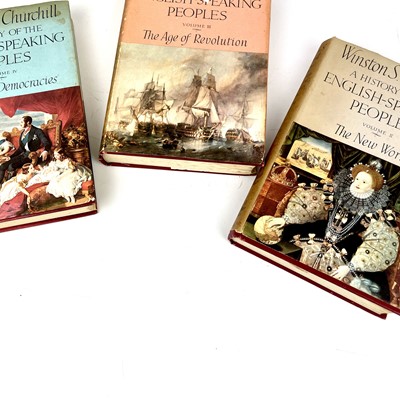 Lot 220 - WINSTON CHURCHILL. 'A History of the English Speaking Peoples'.