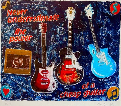 Lot 222 - IAN DUNLOP (1945) 'Cheap Guitars'.