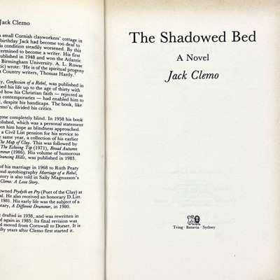 Lot 6 - Six works by Jack Clemo.