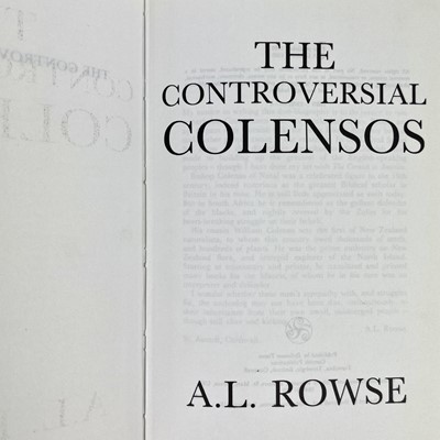 Lot 8 - Signed A. L. Rowse