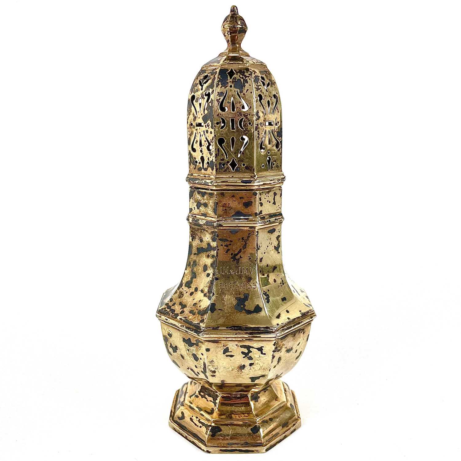 Lot 190 - A George V Silver Gilt Sugar Caster By