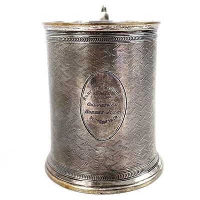Lot 17 - A Victorian silver Christening mug by William Horton.