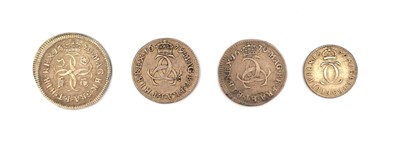 Lot 279 - Great Britain - Charles II Interlocking Arc Maundy Money Coins (x9).