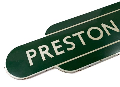 Lot 664 - Transport - Railwayana - BR Southern Region Totem Station Sign "Preston Park"