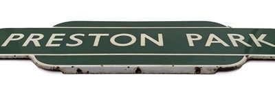 Lot 664 - Transport - Railwayana - BR Southern Region Totem Station Sign "Preston Park"