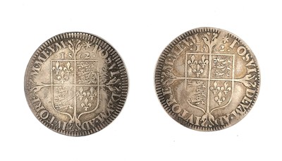 Lot 279 - Great Britain Elizabeth I 1562 Milled Silver 6d (x2).