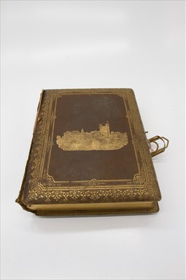 Lot 217 - A late 19th/early 20th century leather-bound...