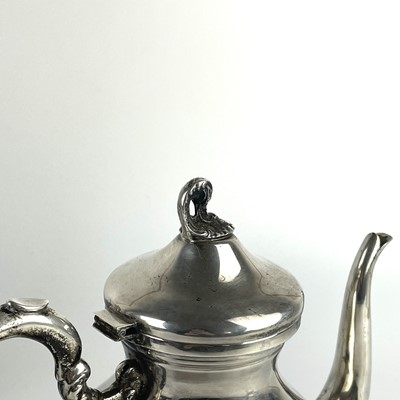 Lot 80 - A 20th century Colombian 925 sterling silver three piece coffee set.