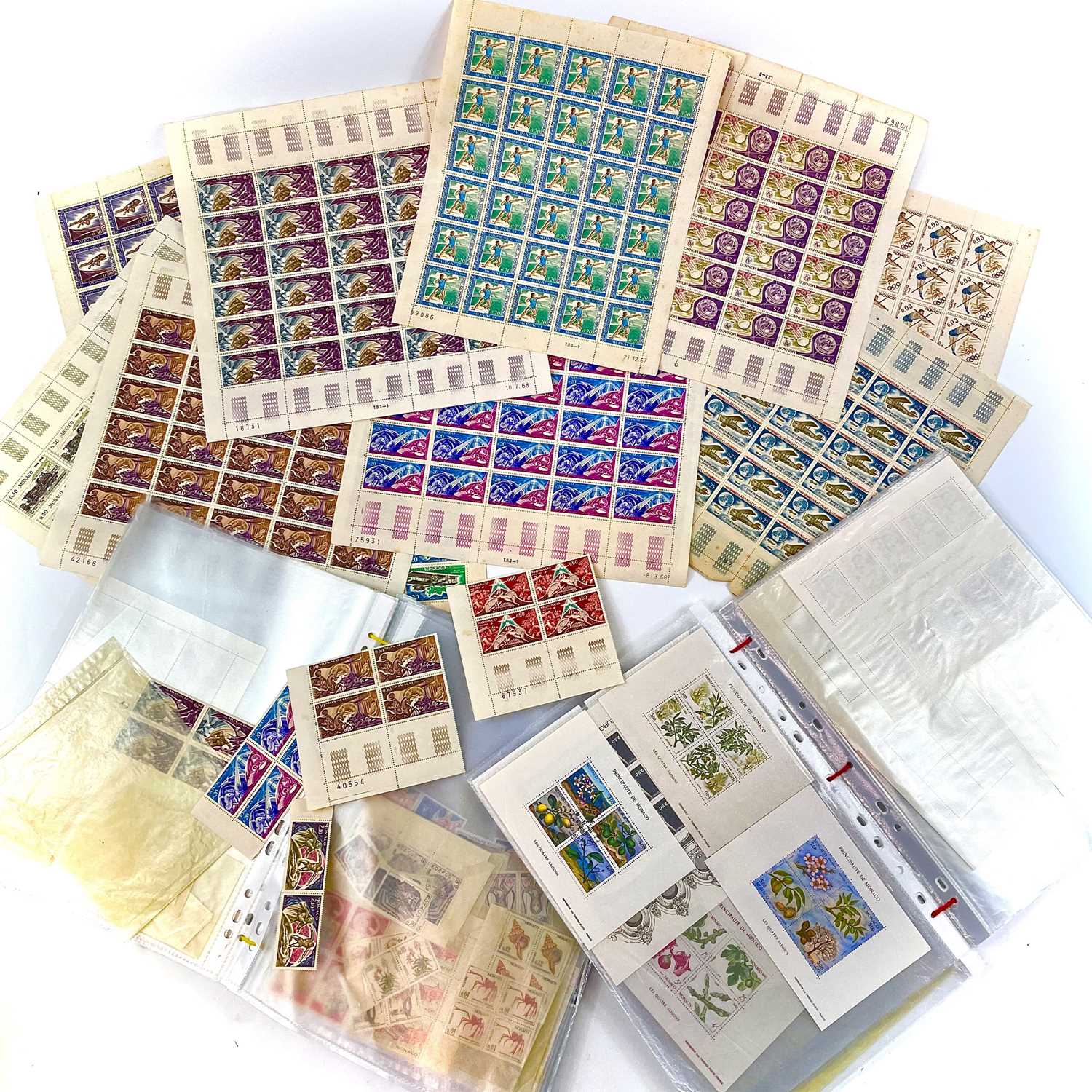 Lot 505 - Monaco Mint Stamps.