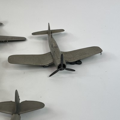 Lot 771 - Pewter Aircraft Frankilin Mint? (x14).