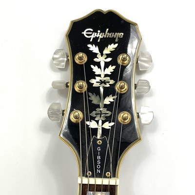 Lot 350 - A 1984-1994 Epiphone by Gibson Sheraton electric guitar.