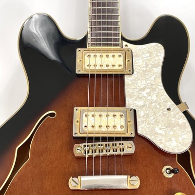 Lot 350 - A 1984-1994 Epiphone by Gibson Sheraton electric guitar.