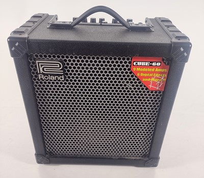 Lot 348 - A Roland Cube 60 guitar amplifier.