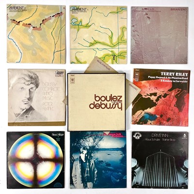 Lot 192 - AMBIENT/PIANO/EXPERIMENTAL. Ten 12" long plays including Brian Eno.