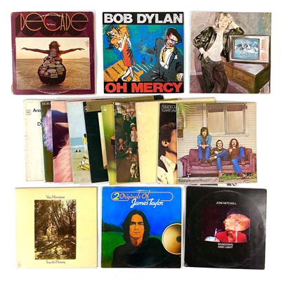 Lot 259 - FOLK/ACOUSTIC/POP. Sixteen 12" albums.