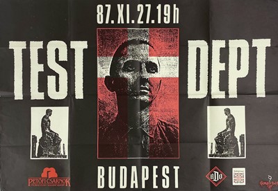 Lot 307 - Test Dept concert poster, with five others.