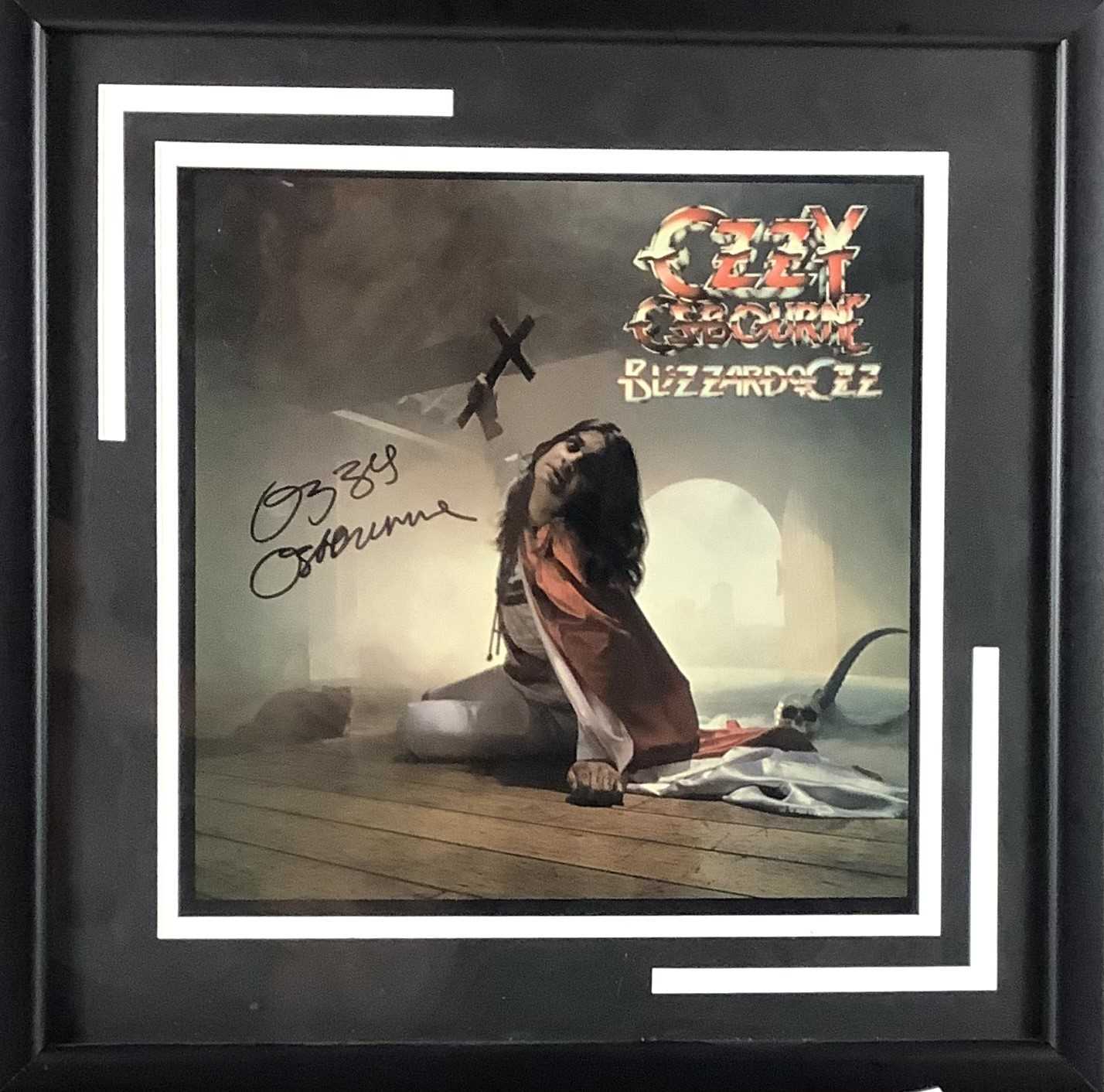 Lot 333 - Signed Ozzy Osbourne.