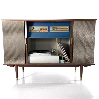 Lot 338 - A 1960's radiogram with quality electronics.