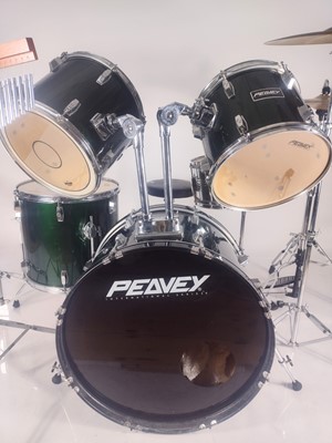 Lot 364 - A Peavey International 'Series II' drum kit.