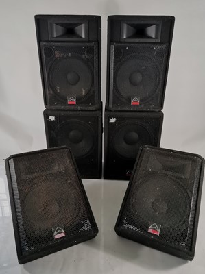 Lot 365 - PA speakers.