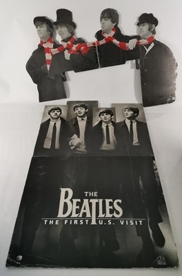 Lot 200 - Two Beatles promotional cardboard advertisements.