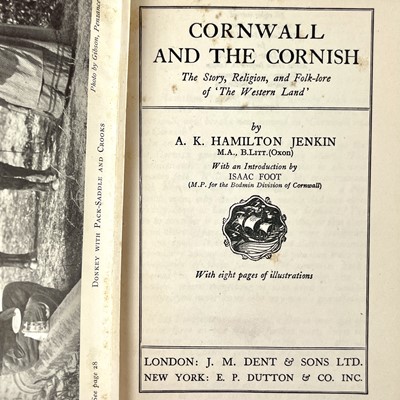 Lot 63 - A. K. HAMILTON JENKIN. 'Cornwall and its People,'