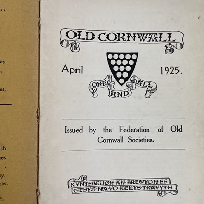 Lot 11 - Old Cornwall.