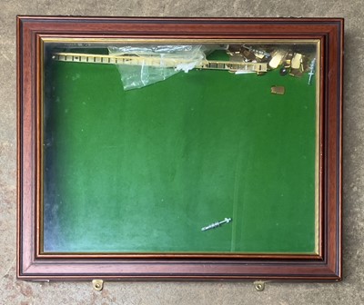 Lot 777 - Collector's Wall Display Cabinets (x3) - Ideal for Railway/Diecast Models.