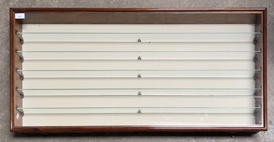Lot 777 - Collector's Wall Display Cabinets (x3) - Ideal for Railway/Diecast Models.