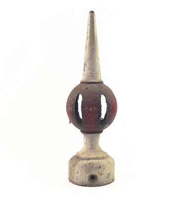 Lot 699 - G.W.R. Cast Iron Signal Finials (x3).