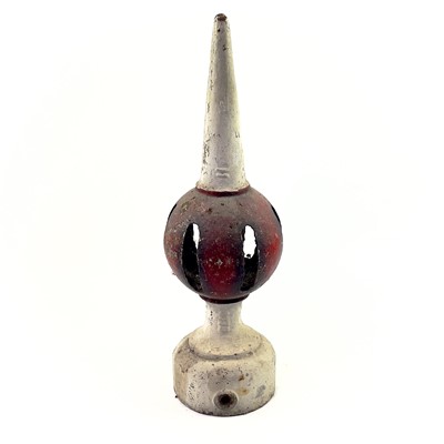 Lot 699 - G.W.R. Cast Iron Signal Finials (x3).