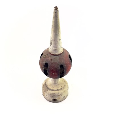 Lot 699 - G.W.R. Cast Iron Signal Finials (x3).