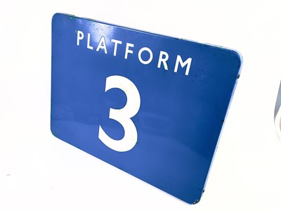 Lot 699 - British Railways Scottish Region Station Platform Sign.