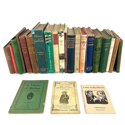 Lot 59 - Twenty books on Cornwall.