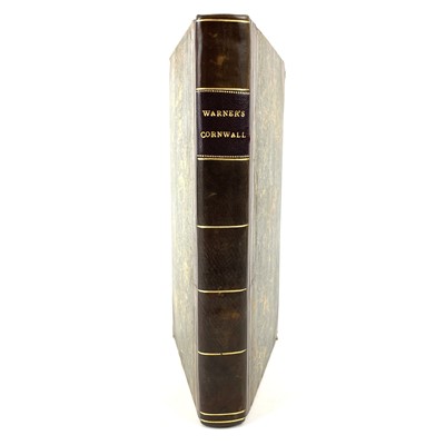 Lot 58 - REV. RICHARD WARNER. 'A Tour Through Cornwall in Autumn 1809'.