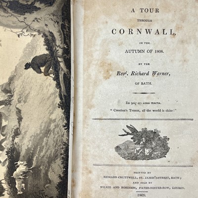 Lot 58 - REV. RICHARD WARNER. 'A Tour Through Cornwall in Autumn 1809'.