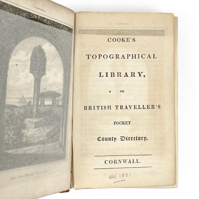 Lot 69A - 'Cooke's Topographical Library, or British Traveller's Pocket County Directory. CORNWALL,'