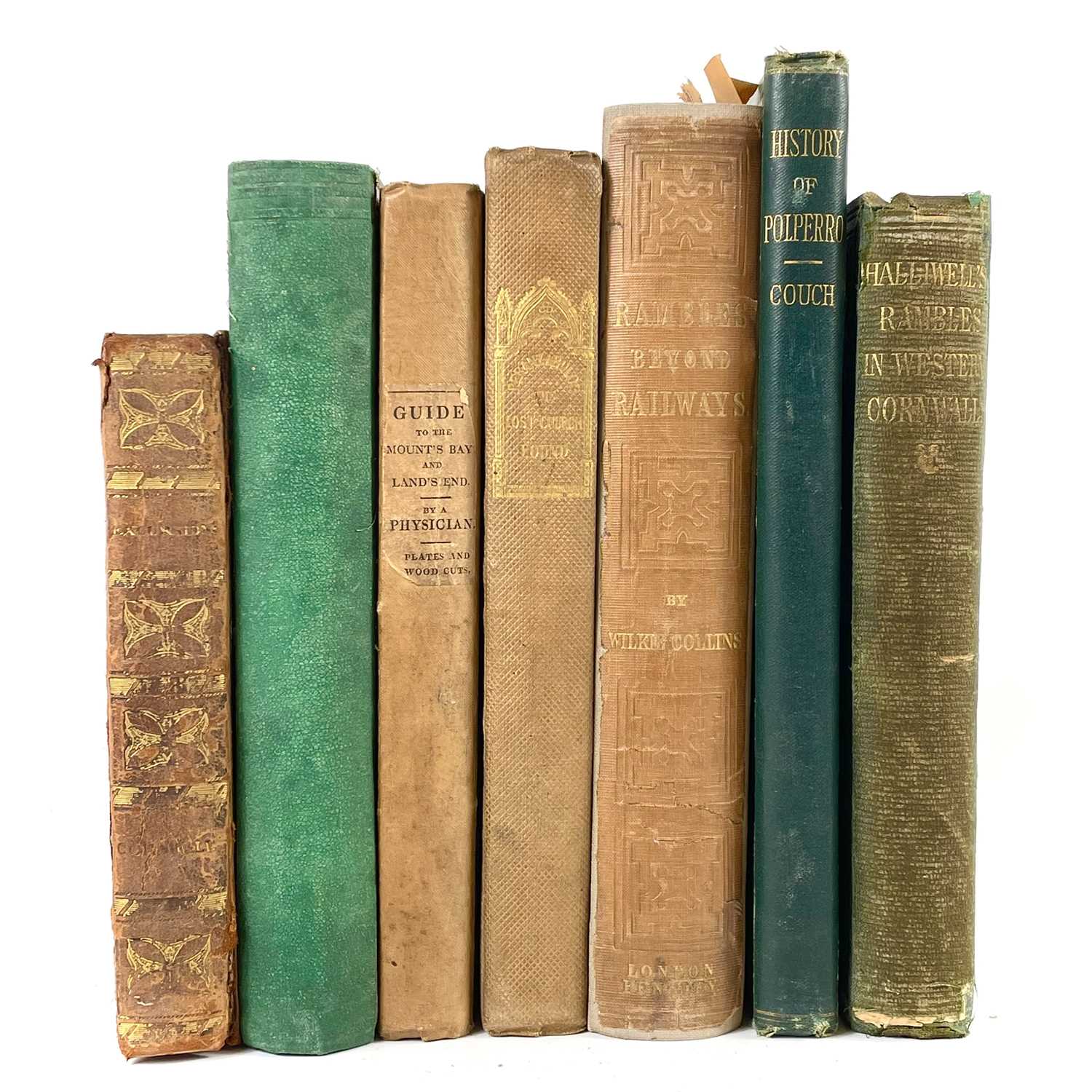 Lot 55 - Seven 19th century books on Cornwall.